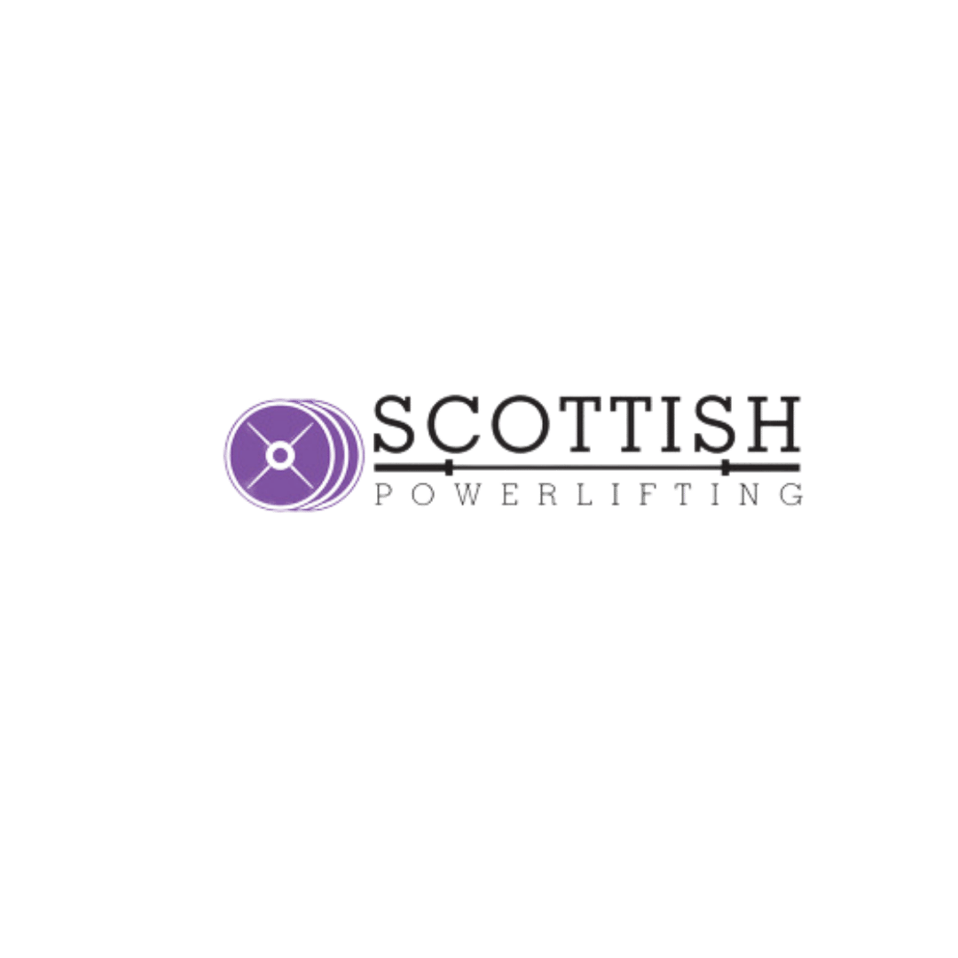 logo of scottish powerlifting federation .Whom Outlaw Athlete Therapy is Official Sports Therapy Partner